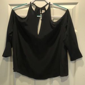 Small Amanda Uprichard long sleeve black blouse